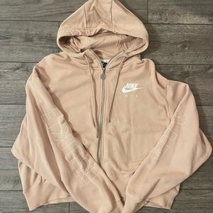 Nike Air Zip up cropped Hoodie